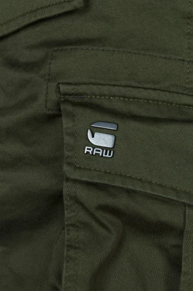 карго панталон rovic zip 3d | straight fit G- Star Raw зелен